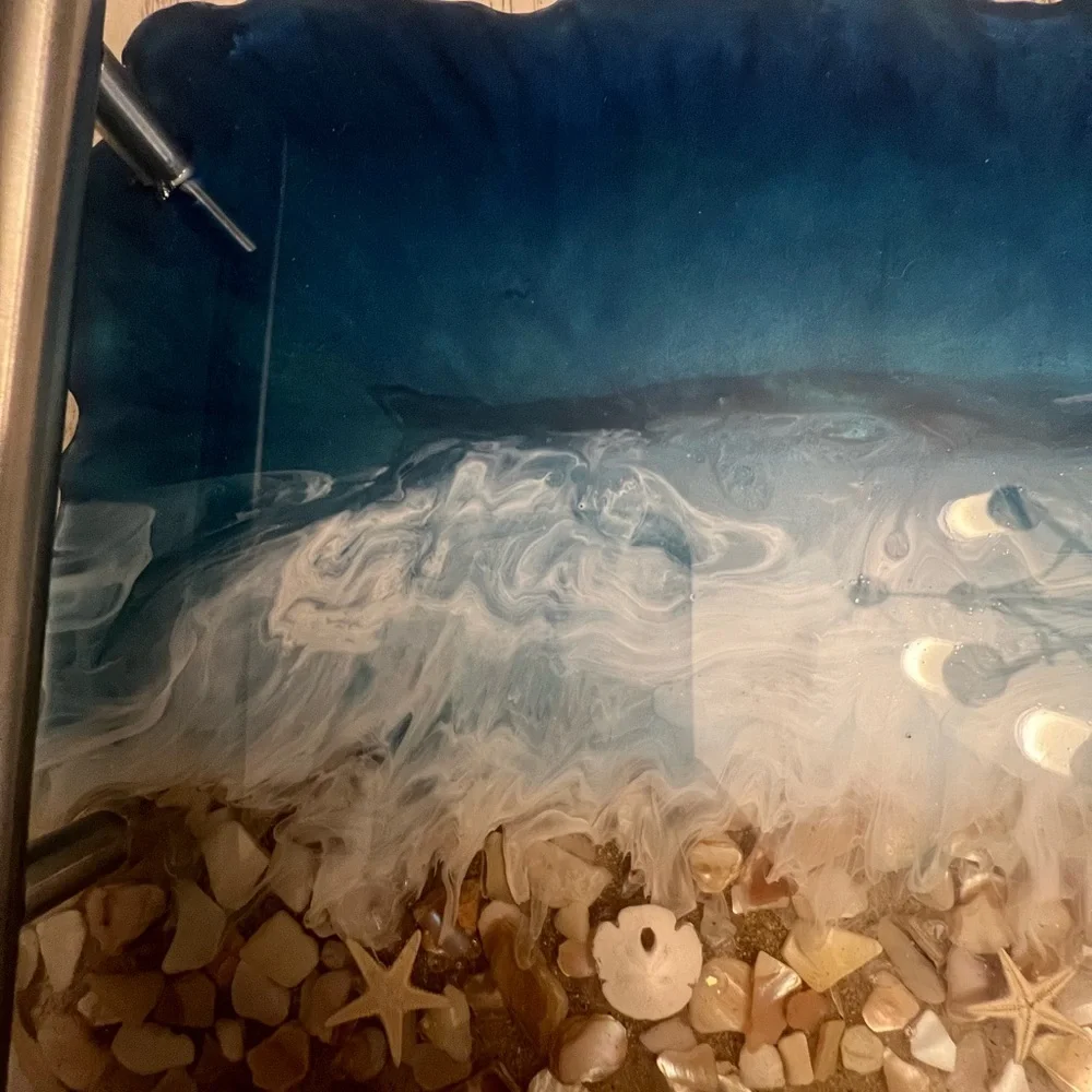 Ocean-Themed Resin Tray